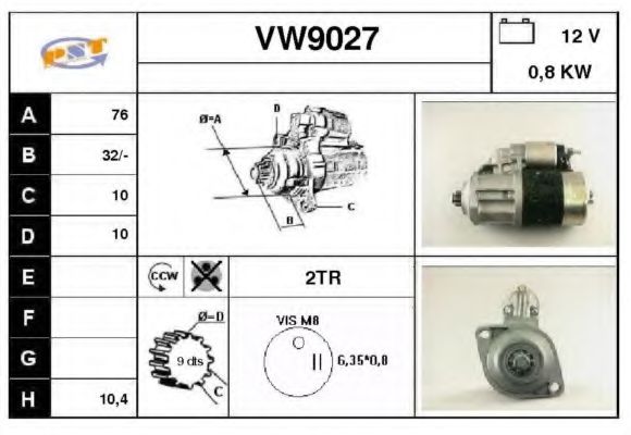 SNRA VW9027