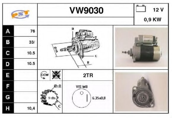 SNRA VW9030