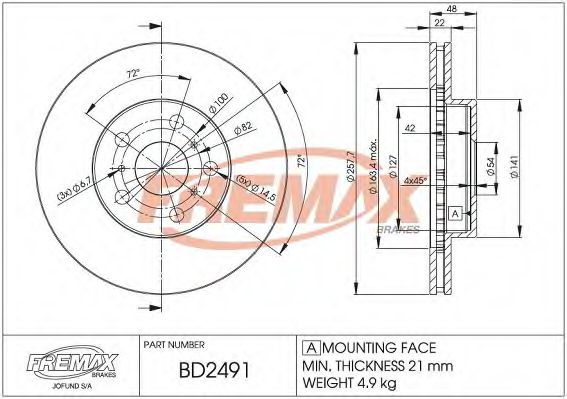 FREMAX BD-2491