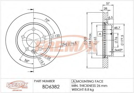 FREMAX BD-6382