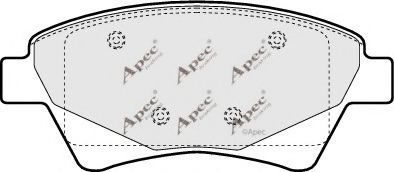 APEC braking PAD1410