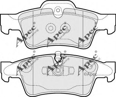 APEC braking PAD1440