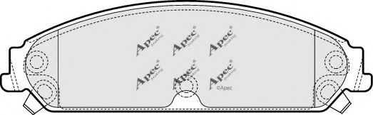 APEC braking PAD1557