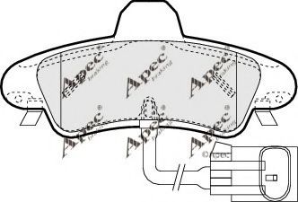 APEC braking PAD1291