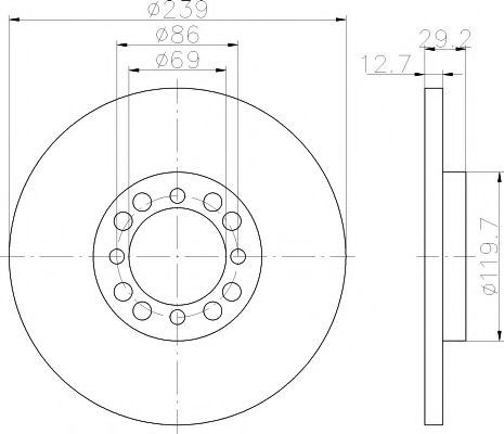 HELLA PAGID 8DD 355 100-861