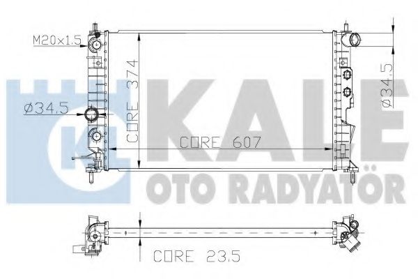 KALE OTO RADYATÖR 134100