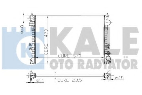 KALE OTO RADYATÖR 217500