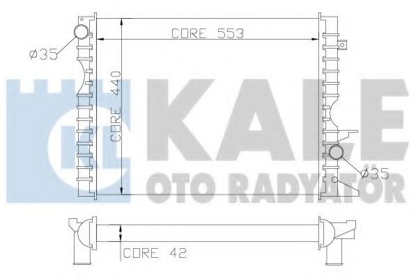 KALE OTO RADYATÖR 350600