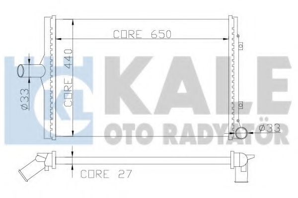 KALE OTO RADYATÖR 353000