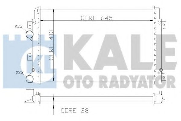 KALE OTO RADYATÖR 353500