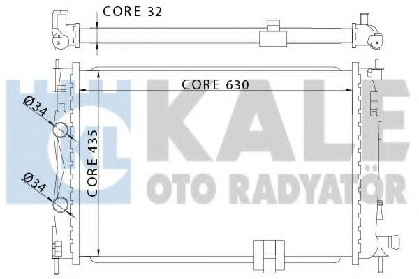 KALE OTO RADYATÖR 342060