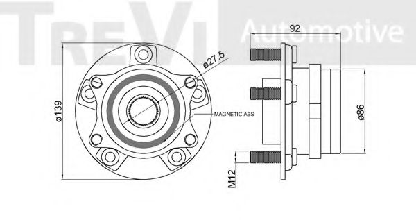 TREVI AUTOMOTIVE WB1045