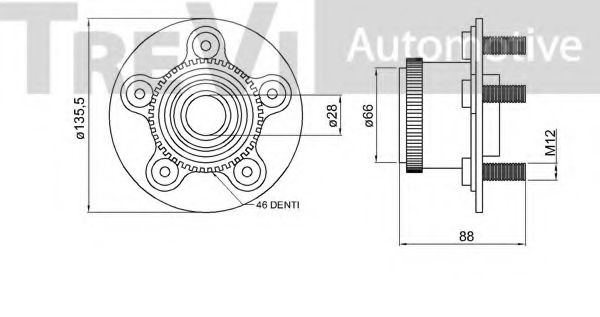 TREVI AUTOMOTIVE WB1130