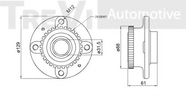 TREVI AUTOMOTIVE WB1559