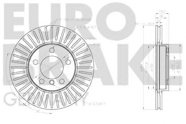 EUROBRAKE 58152015113