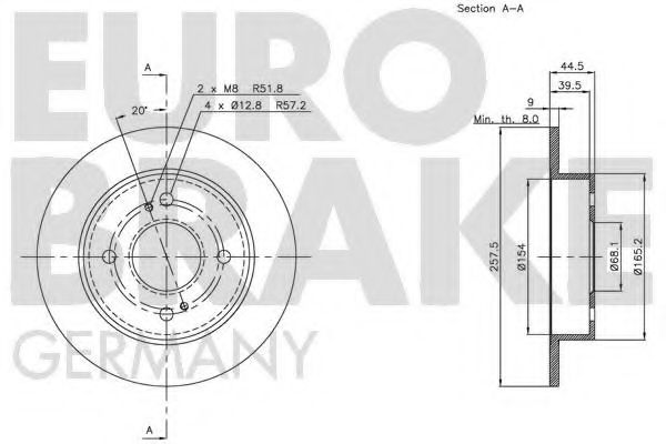 EUROBRAKE 5815202248