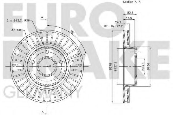 EUROBRAKE 5815202538