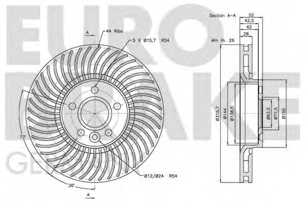 EUROBRAKE 5815202570