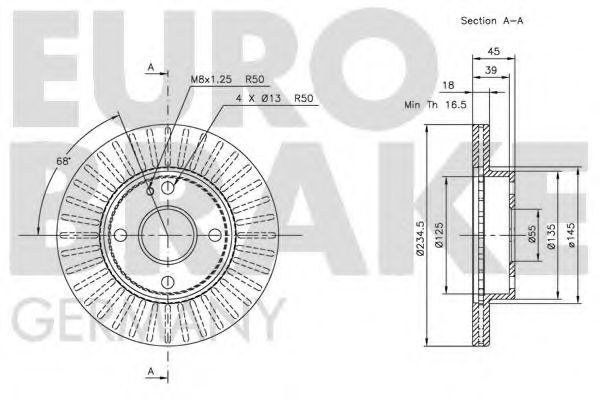 EUROBRAKE 5815203223