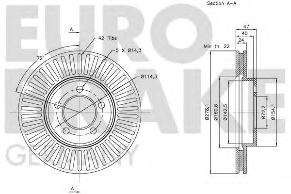 EUROBRAKE 5815203263