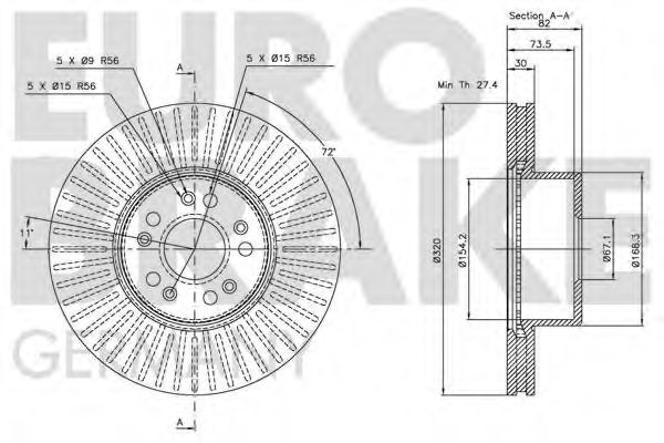 EUROBRAKE 5815203329