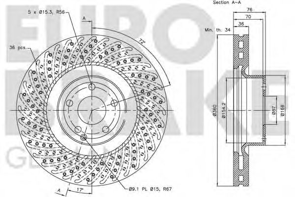 EUROBRAKE 5815203383