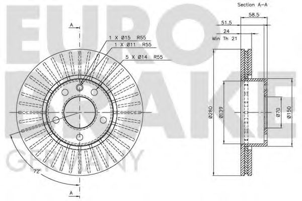 EUROBRAKE 5815203612