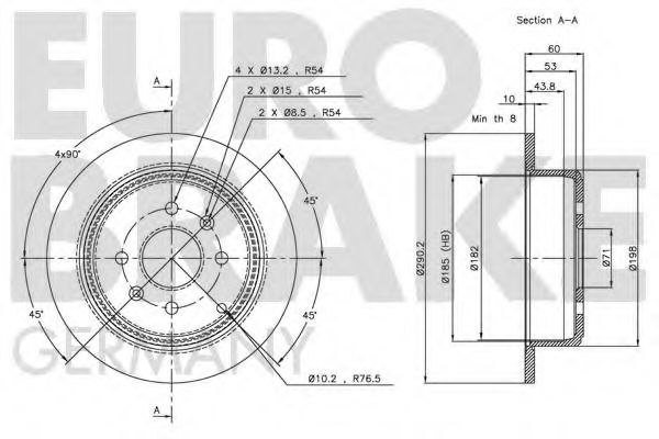 EUROBRAKE 5815203721