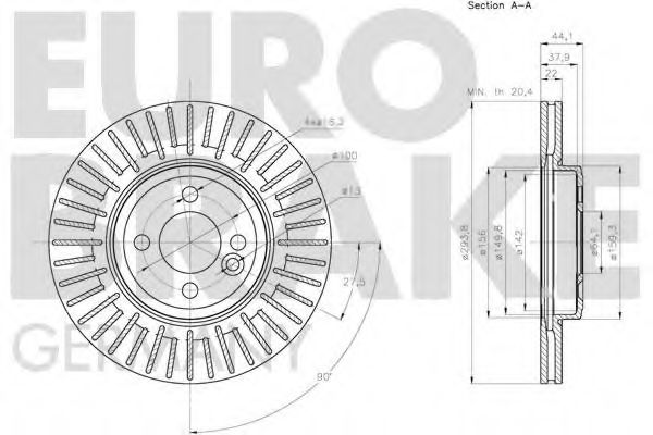 EUROBRAKE 5815204035