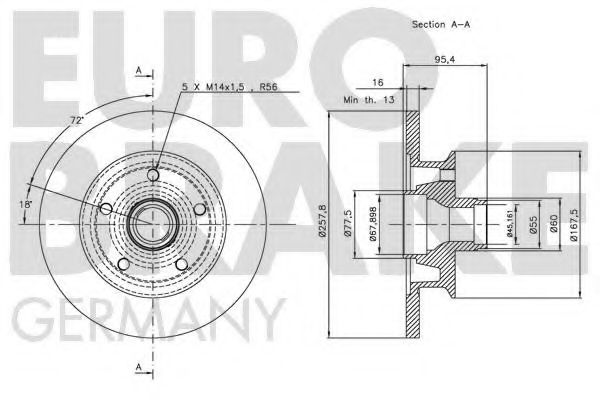 EUROBRAKE 5815204727