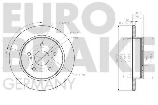 EUROBRAKE 5815205234