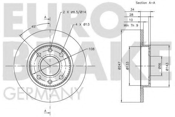 EUROBRAKE 5815209910