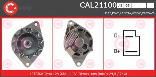 CASCO CAL21100AS