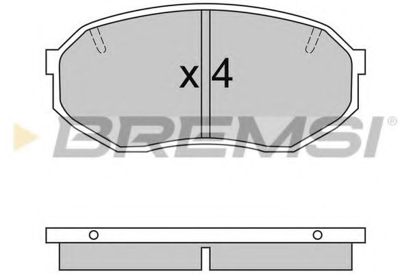 BREMSI BP2421