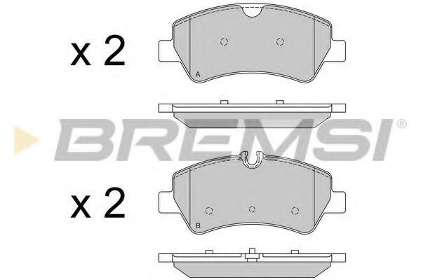 BREMSI BP3526