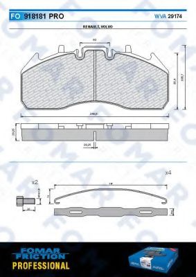 FOMAR Friction FO 918181