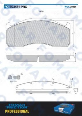 FOMAR Friction FO 923481