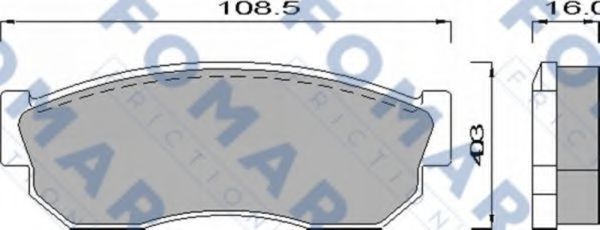 FOMAR Friction FO 432181