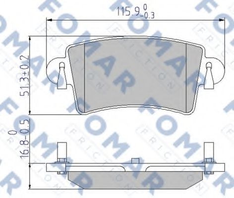 FOMAR Friction FO 684281