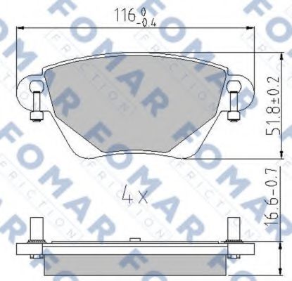 FOMAR Friction FO 815381