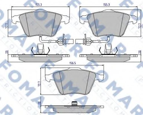 FOMAR Friction FO 912481