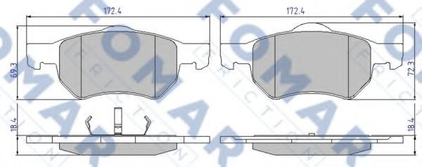 FOMAR Friction FO 922781