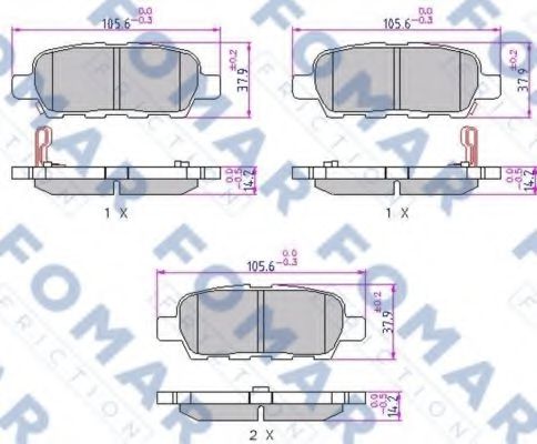 FOMAR Friction FO 923981