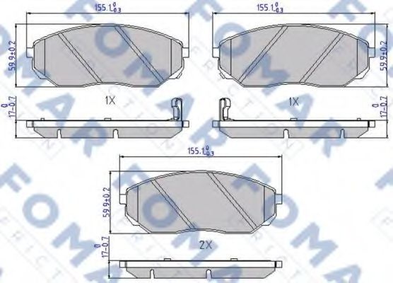 FOMAR Friction FO 931881