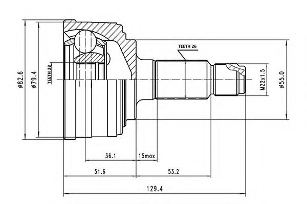 AYWIPARTS AW1510140