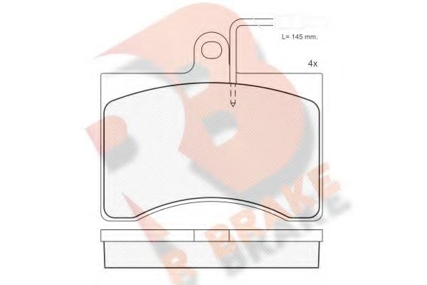 R BRAKE RB0322