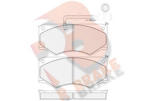 R BRAKE RB0731