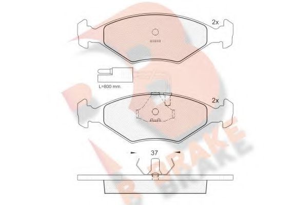 R BRAKE RB0927