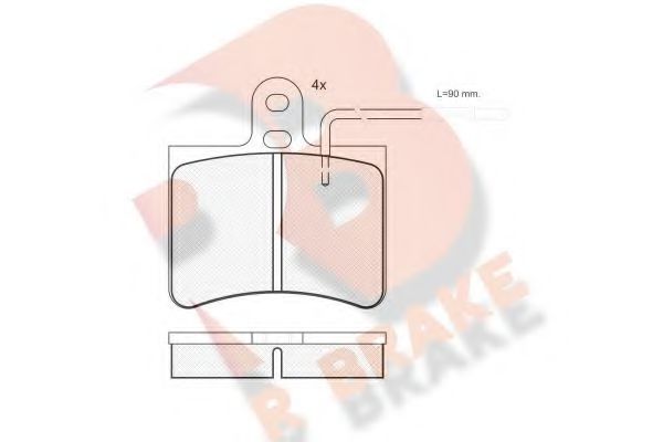 R BRAKE RB0136