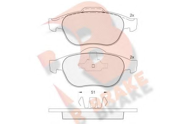 R BRAKE RB1432